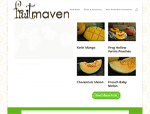 Tablet Screenshot of fruitmaven.com